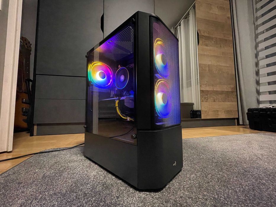 Gamingowy komputer AMD Ryzen 5 5500, RTX 3060 12gb, 16GB RAM, 512GB