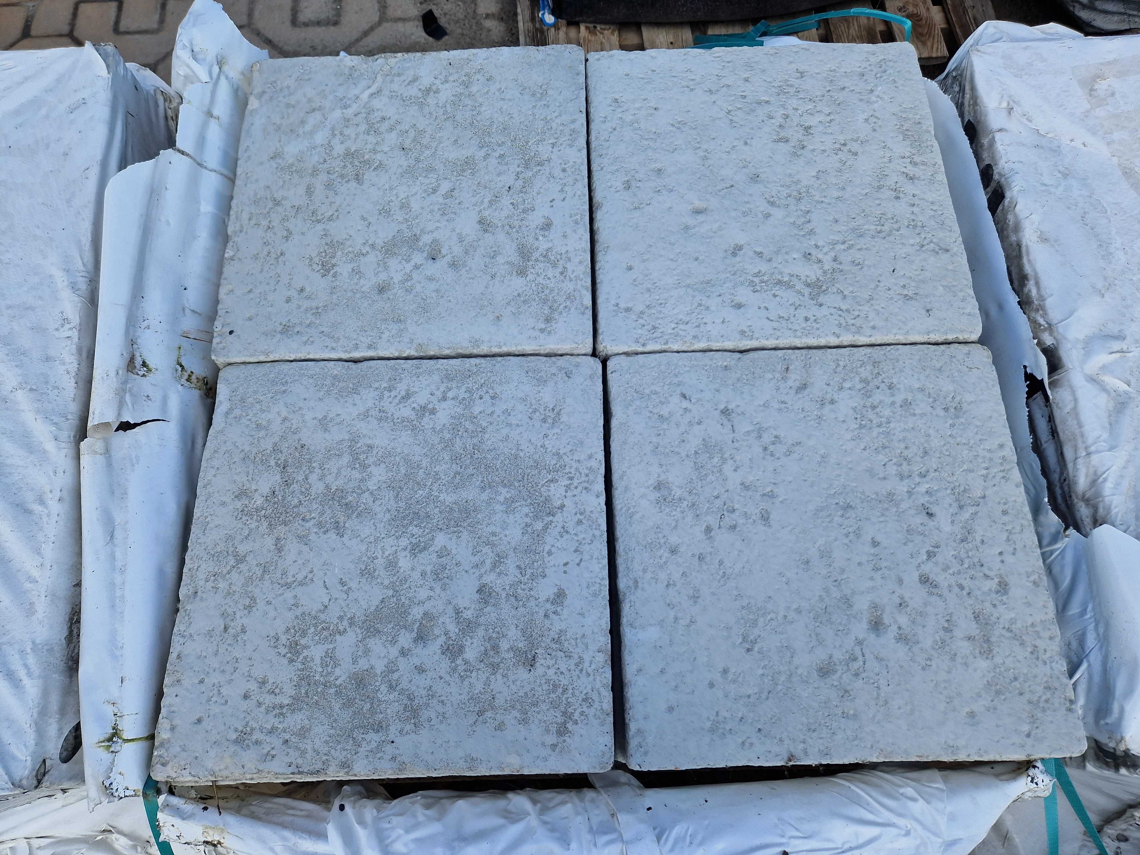 Płyta Tarasowa Wet Cast Calcario 40x40 Argento Promocja  Okazja