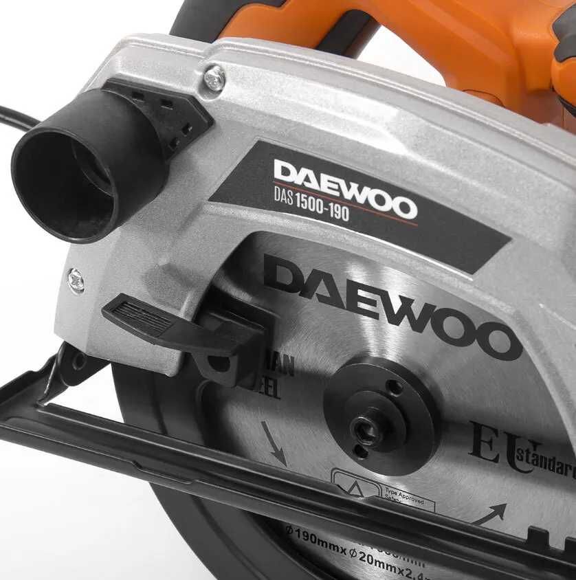 Дискова циркулярна пила DAEWOO 2 кВт 5200об 185мм дисковая циркулярка