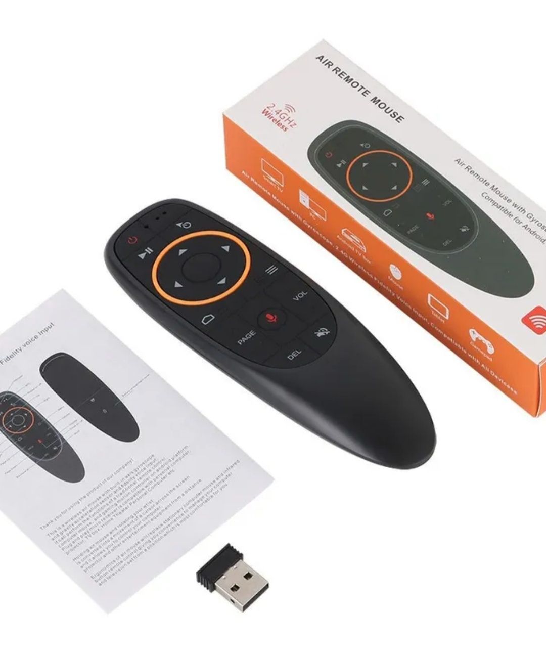 Пульт Air Mouse G10S с микрофоном и гироскопом, для Андроид,  TV, ПК