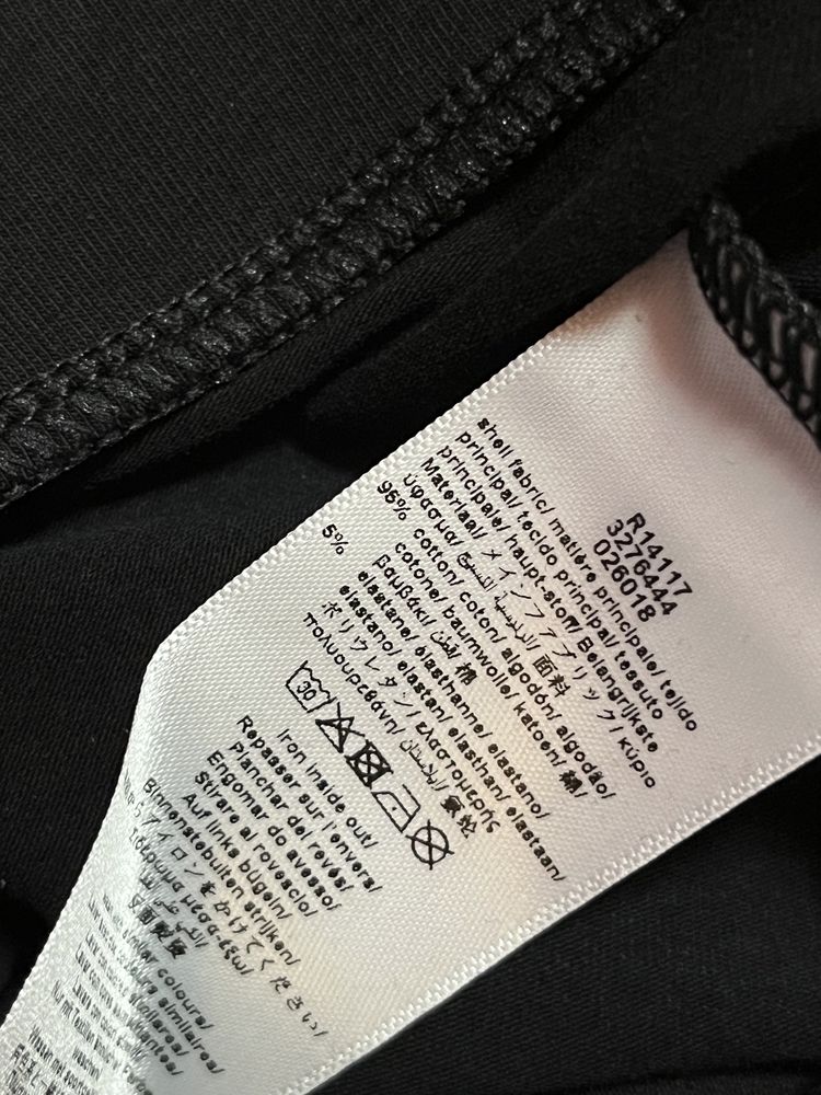 Michael Kors legginsy leginsy czarne bawełniane lampasem logowane XXS