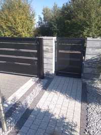Ogrodzenie aluminiowe palisadowe nowoczesne barierka