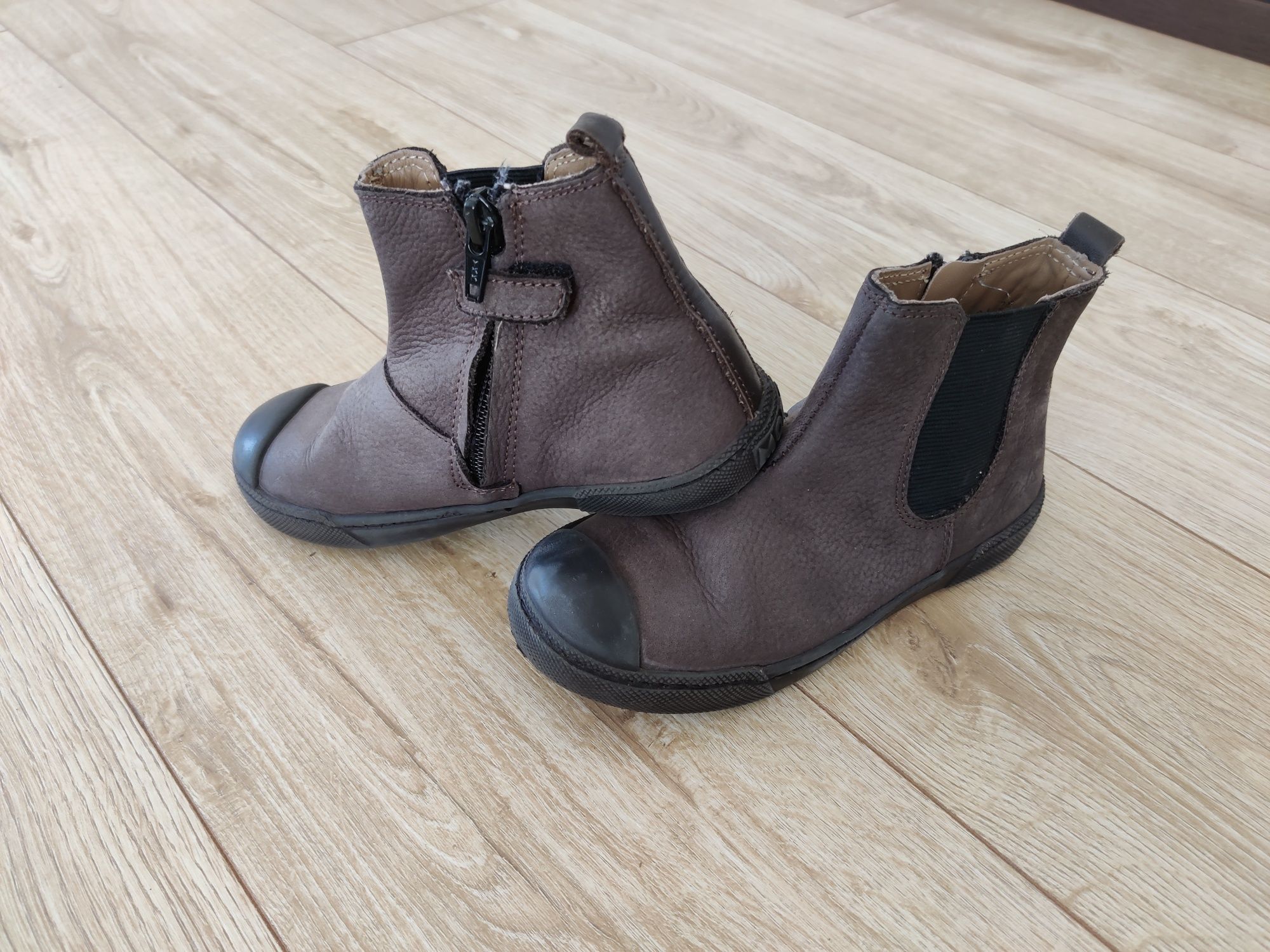 Buty Mod8 trzewiki 29 zamek eleganckie skóra sztyblety botki