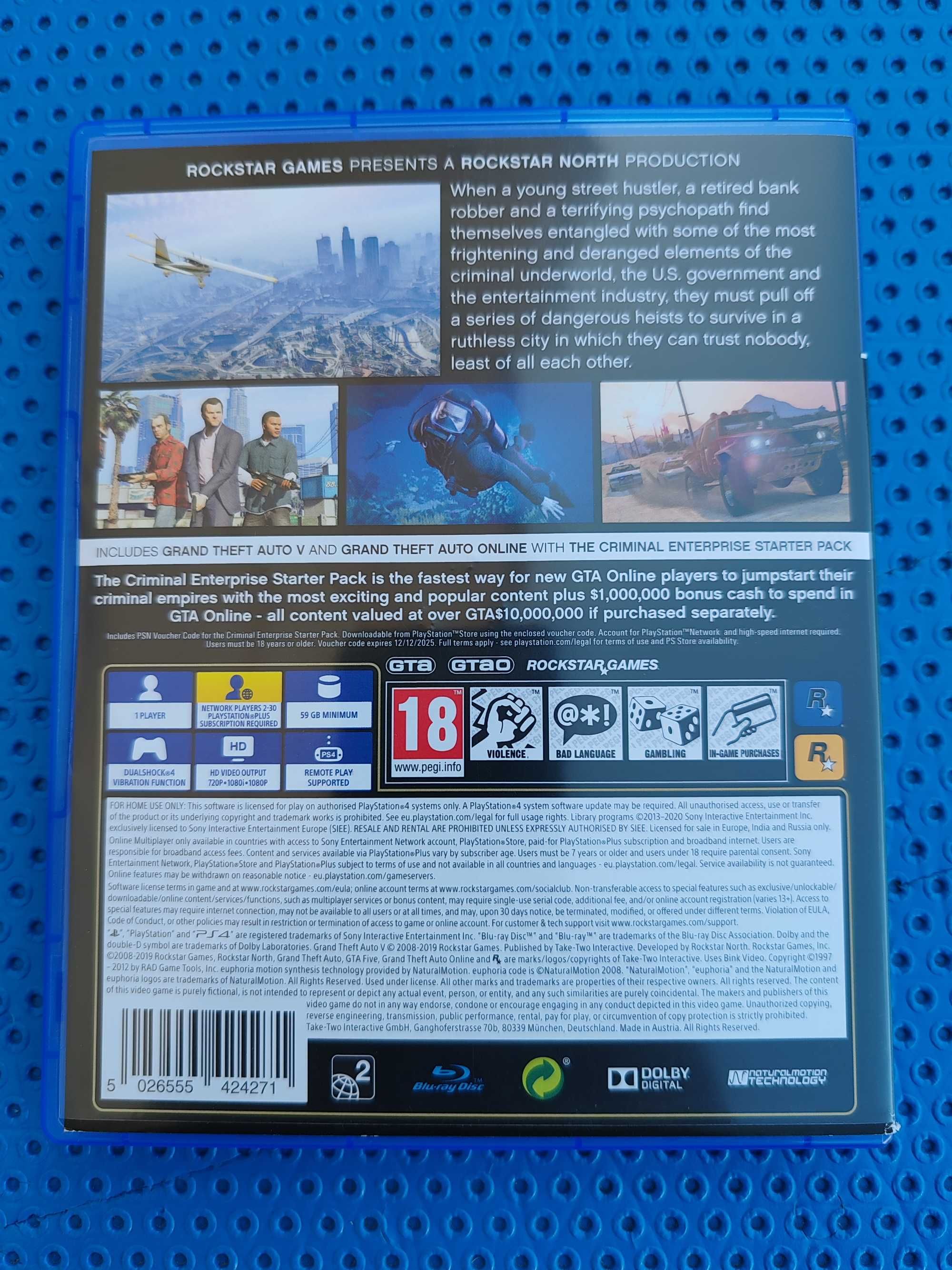 Grand Theft Auto V (Premium Edition) com mapa