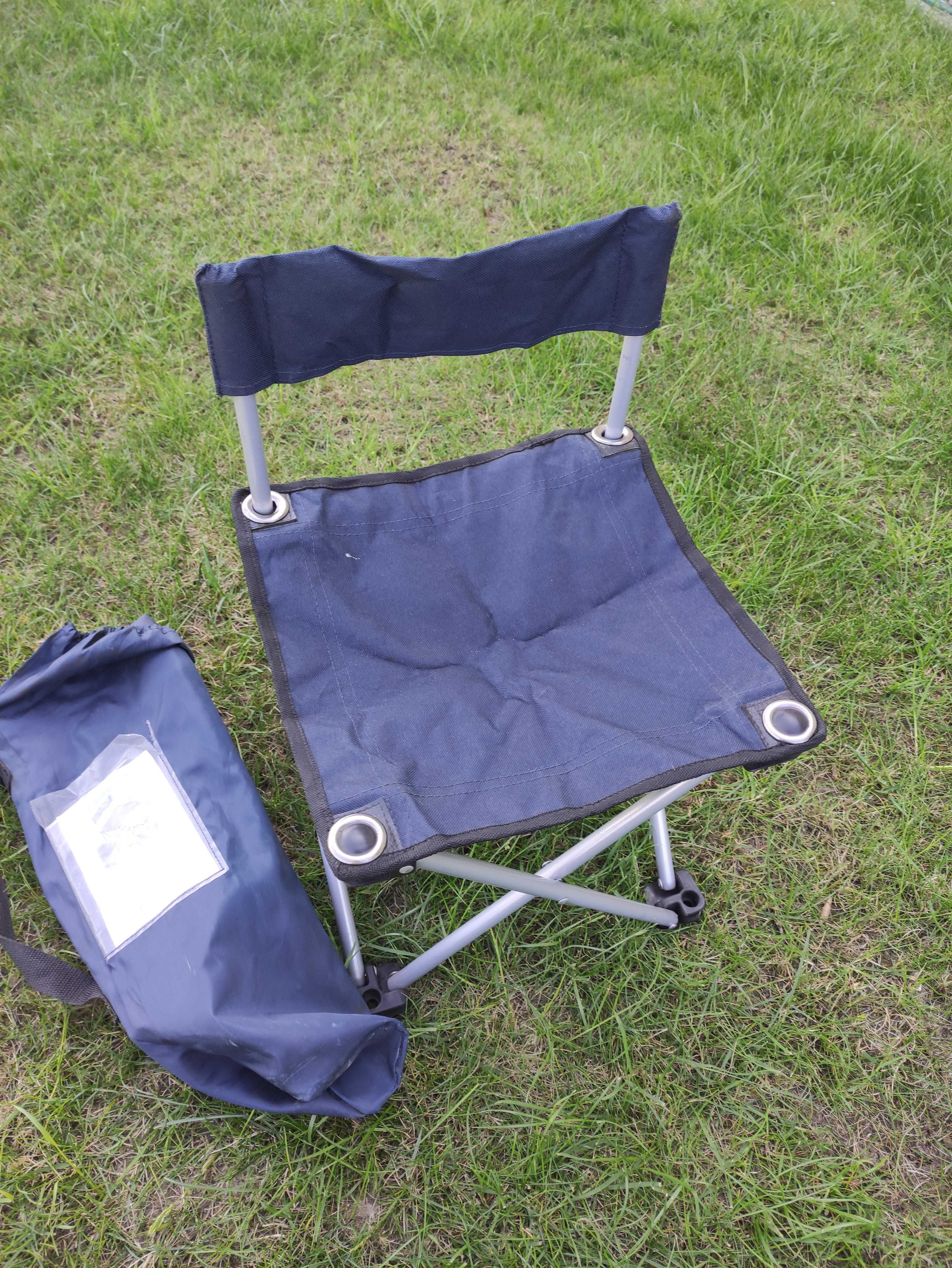 Krzesło krzesełko składane dla dziecka camping ryby ogród turystyka