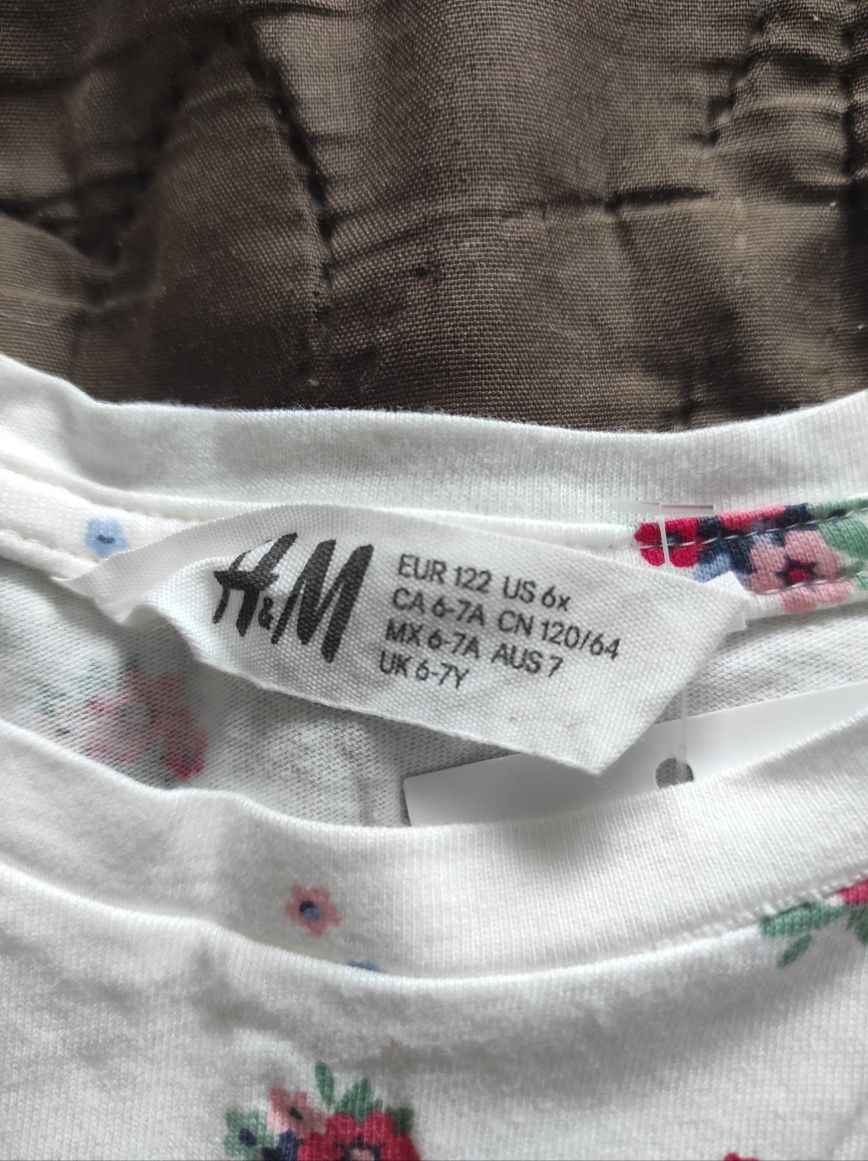 Комплект H&M сарафан+футболка6-7р