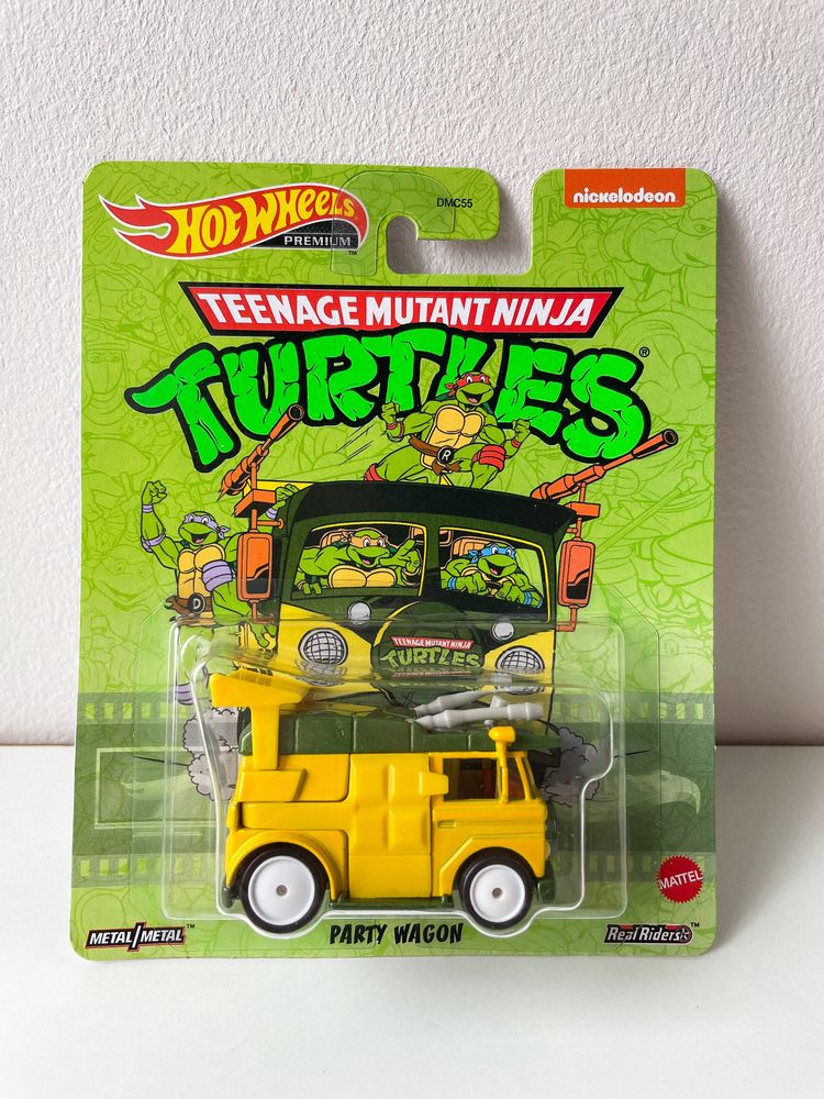 Hot Wheels Premium Turtles Teenage Mutant Ninja Żółwie - Party Wagon