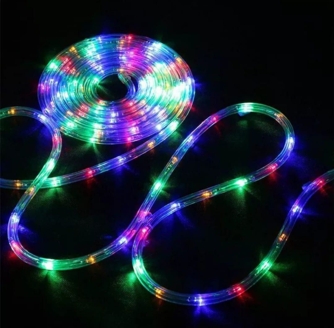 Wąż świetlny LED 20m multikolor kolorowy ozdoby świecące świąteczne