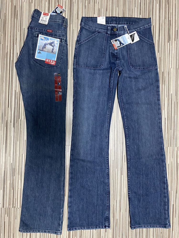 Spodnie damskie jeans 28/33 pas 76 cm komplet 2 pary Wrangler nowe
