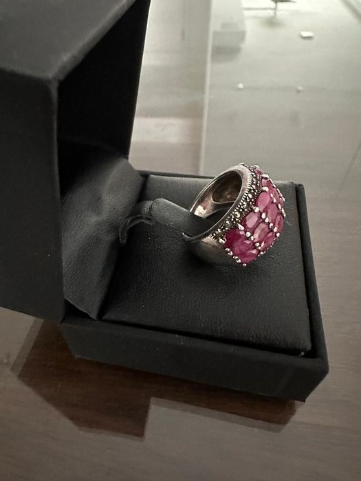 Anel Turco de PRATA 925 com pedra natural