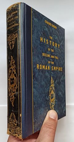 Англомовна антикварна книга Історія занепаду Римської імперії