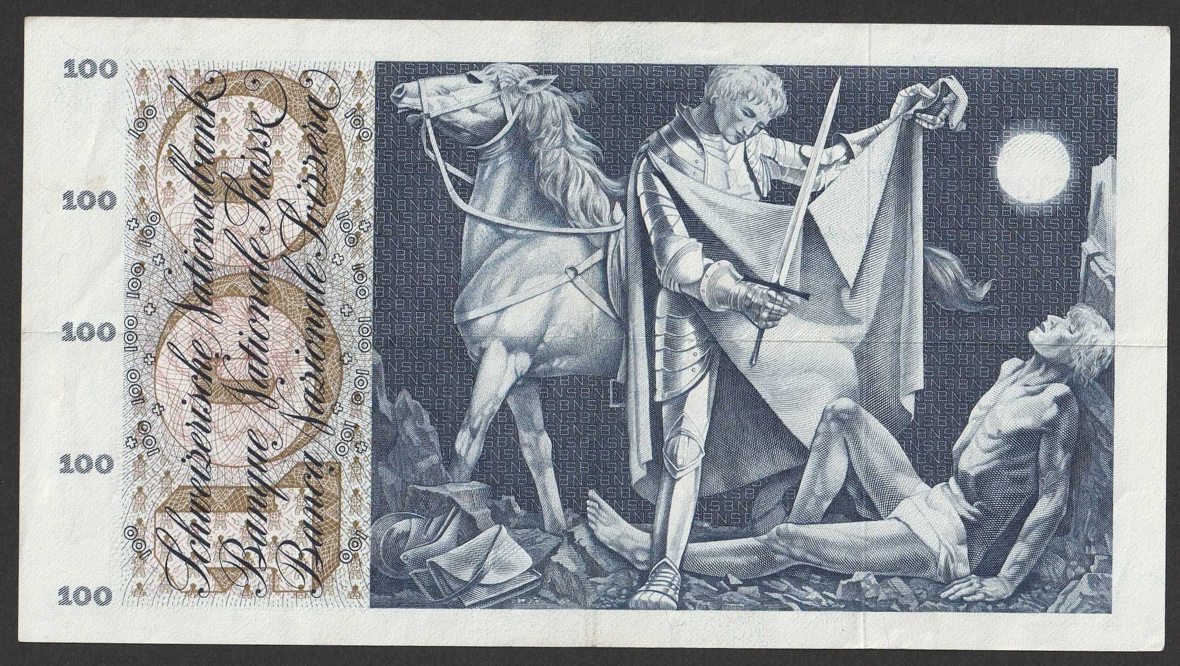 Szwajcaria 100 franków 1969 - 66T