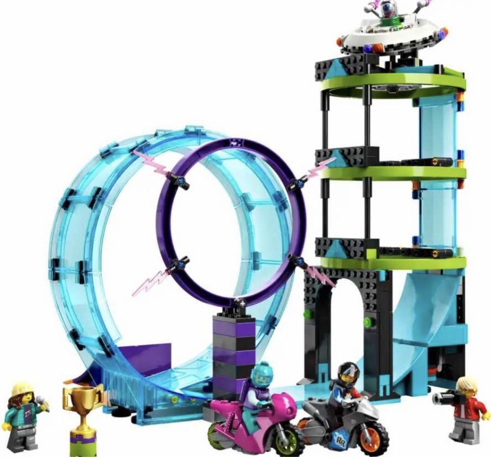 Lego City Stuntz неймовірне завдання для каскадерів Lego лего каскадер