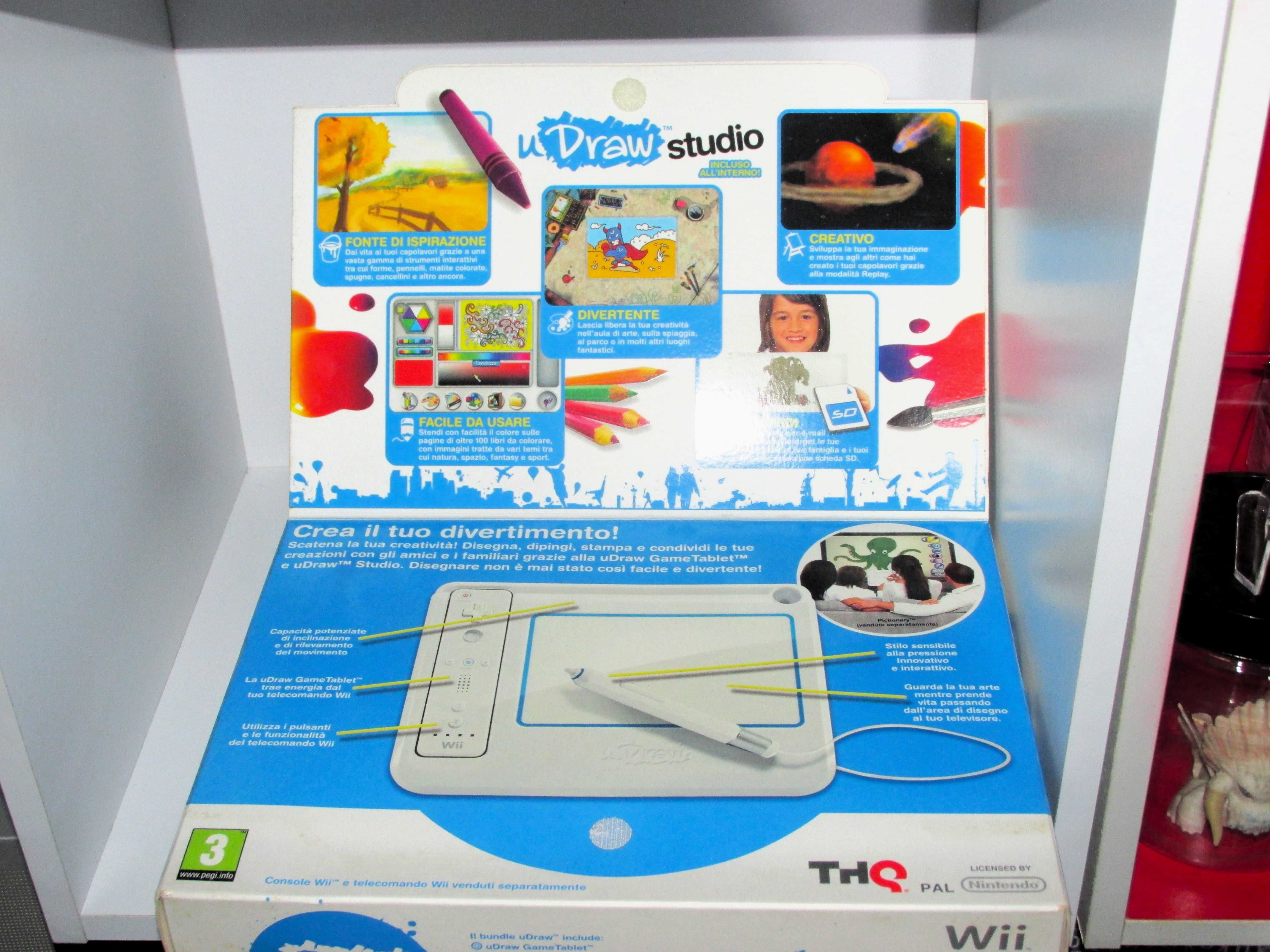 Wii UDraw Gametablet + UDraw Studio + Pictionary
