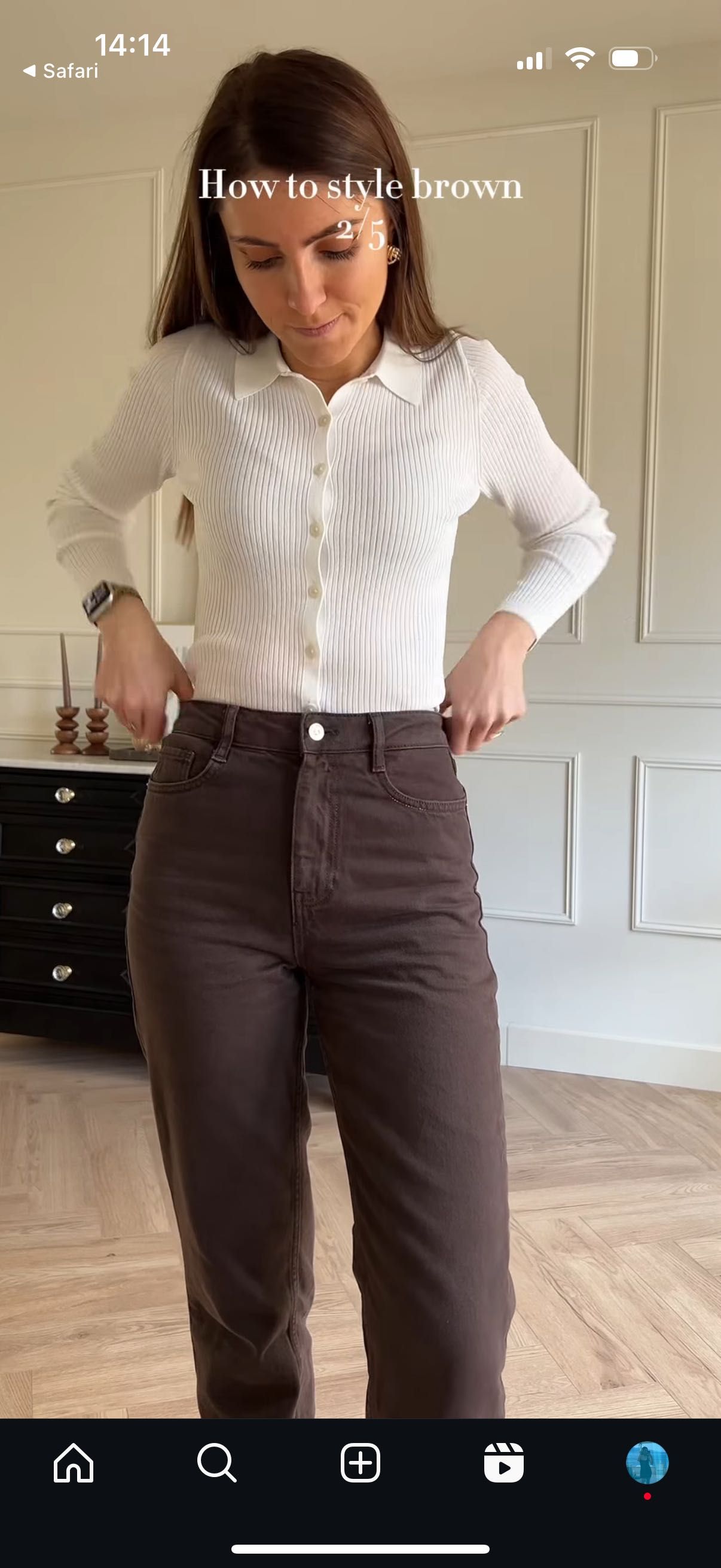 Джинси Zara шоколадні 38р
