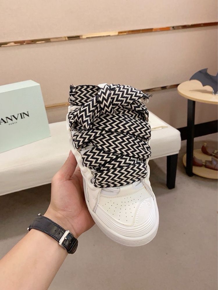 (БЕЗ ПЕРЕДОПЛАТИ) Lanvin Curb Sneakers ланвін карб снікерс біліі опіум