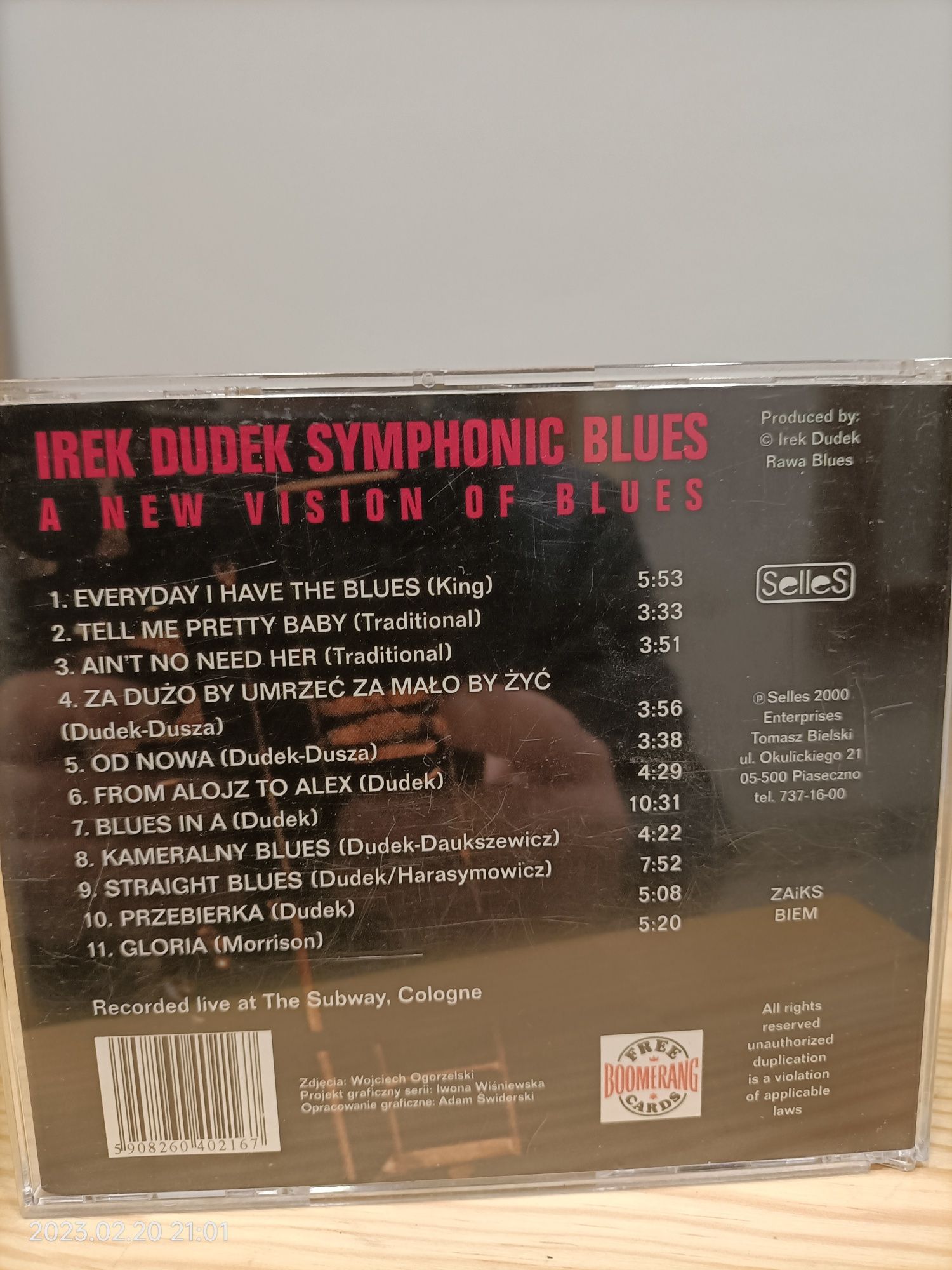 Irek Dudek - A new Vision of Blues cd