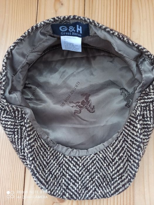 Кепка Восьмиклинка. Твід. Кепка Шелбі. Хуліганка.