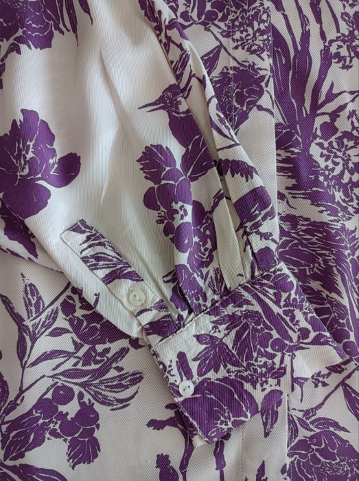 Piękna bluzka koszulowa H&M 34 100% wiskoza