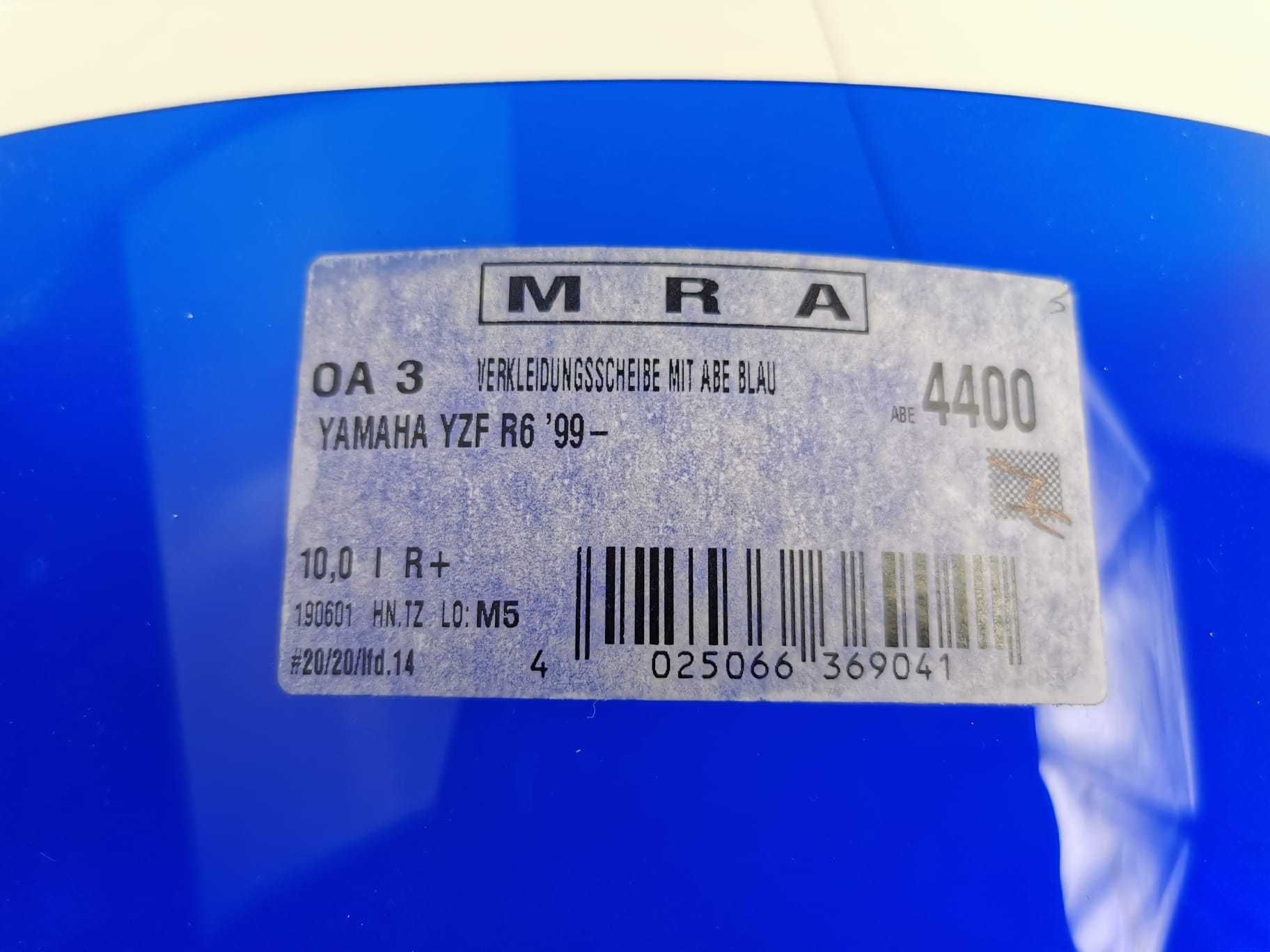 Yamaha Yzf R6 MRA Szyba Owiewka NOWA BLAU