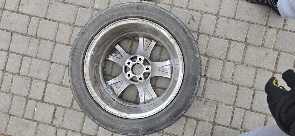 Комплект колес, стояли на Мерседес 211, 225/50/R17