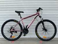 Горний велосипед 29 дюймів рама алюмінієва (170-185 см) Розовий