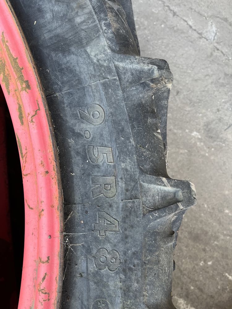 Koła wąskie do miedzyrzędzi 9.5 R48 i 9.5 R36 do Fendt, John Deere