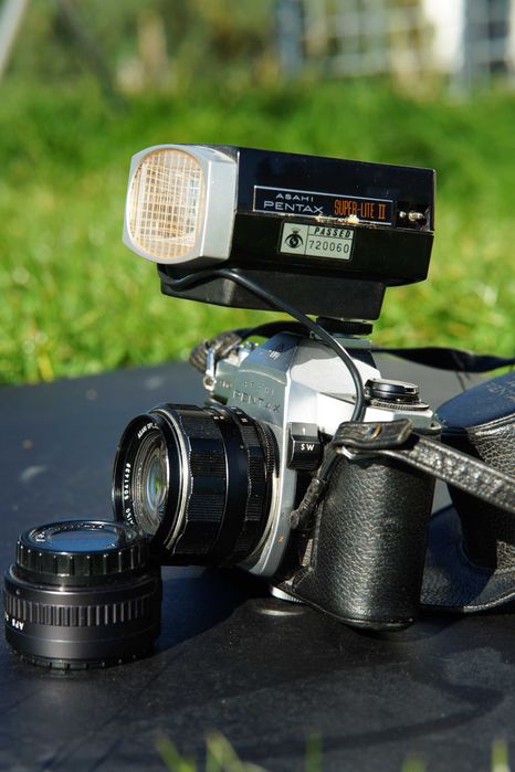 Pentax Spotmatic SP II Takumar 50 1.4 duży oryginalny zestaw