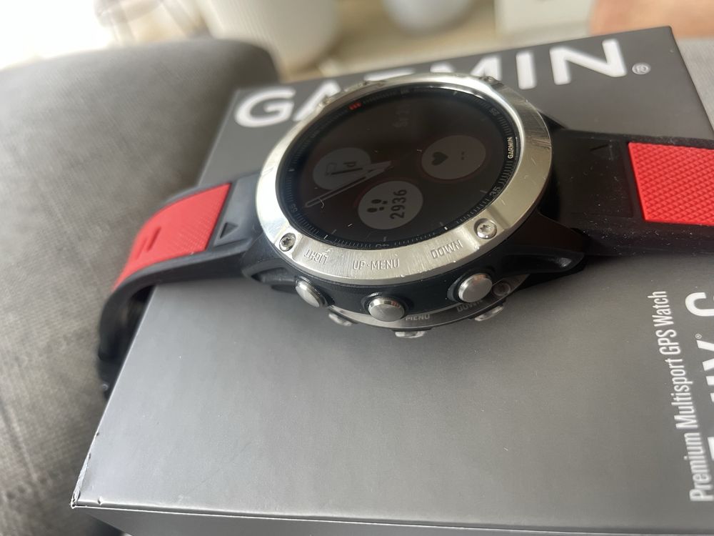 Garmin fenix 6 dodatkowe paski pudeko i pragon