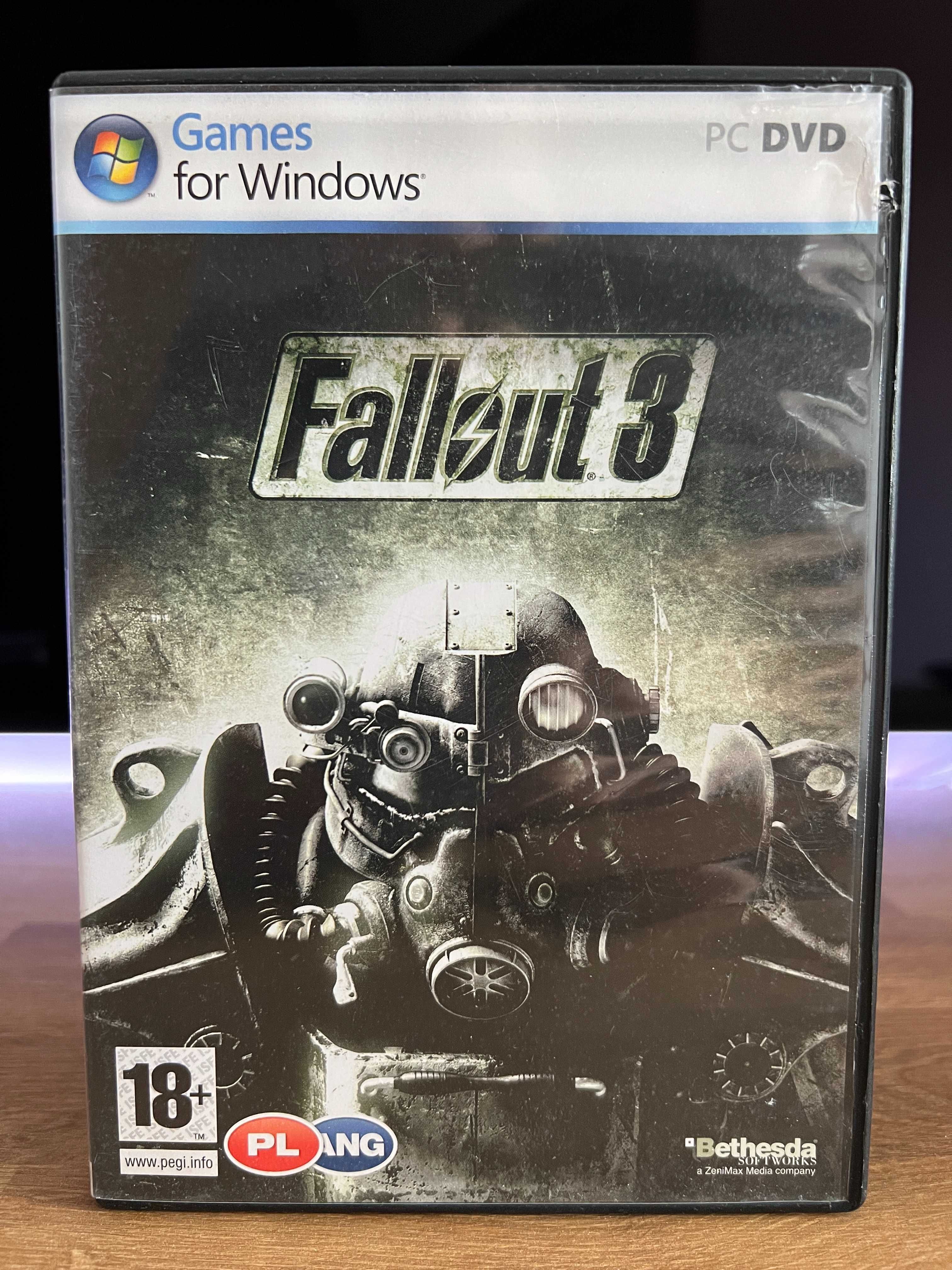 Fallout 3 gra (PC PL 2008) DVD BOX premierowe kompletne wydanie