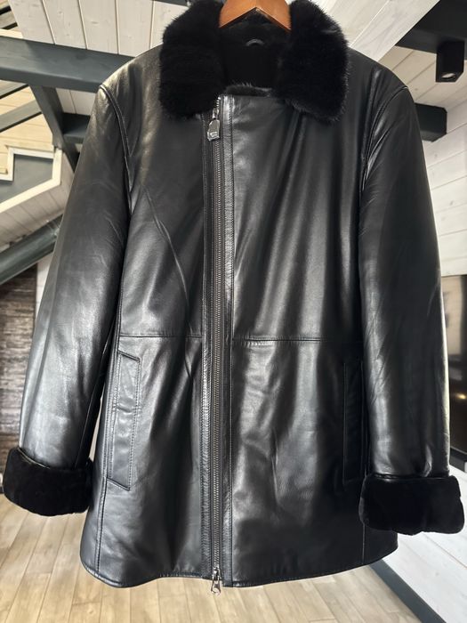 Натуральна чоловіча дублянка