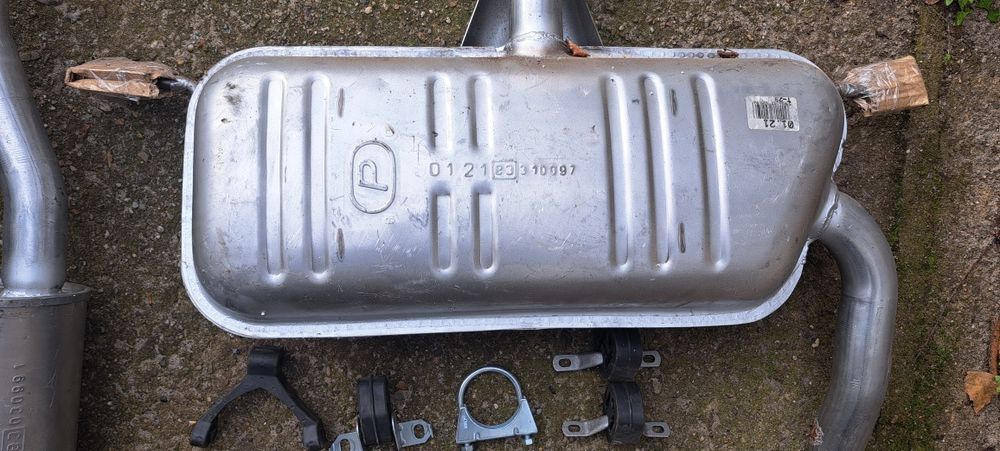 zestaw tłumików Polmostrów – Audi 80 / 90 / Cabriolet V6 (2.6 / 2.8)