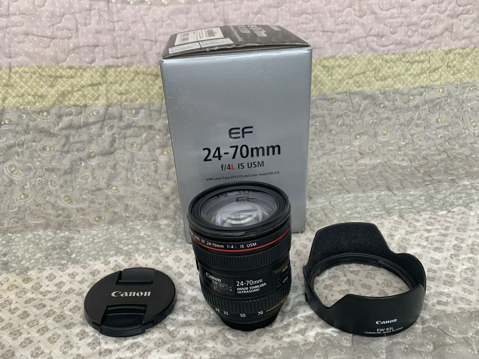Обьективи Canon EF 15/2,8; Canon EF 24/1,4L II USM; Canon EF 24-70/4