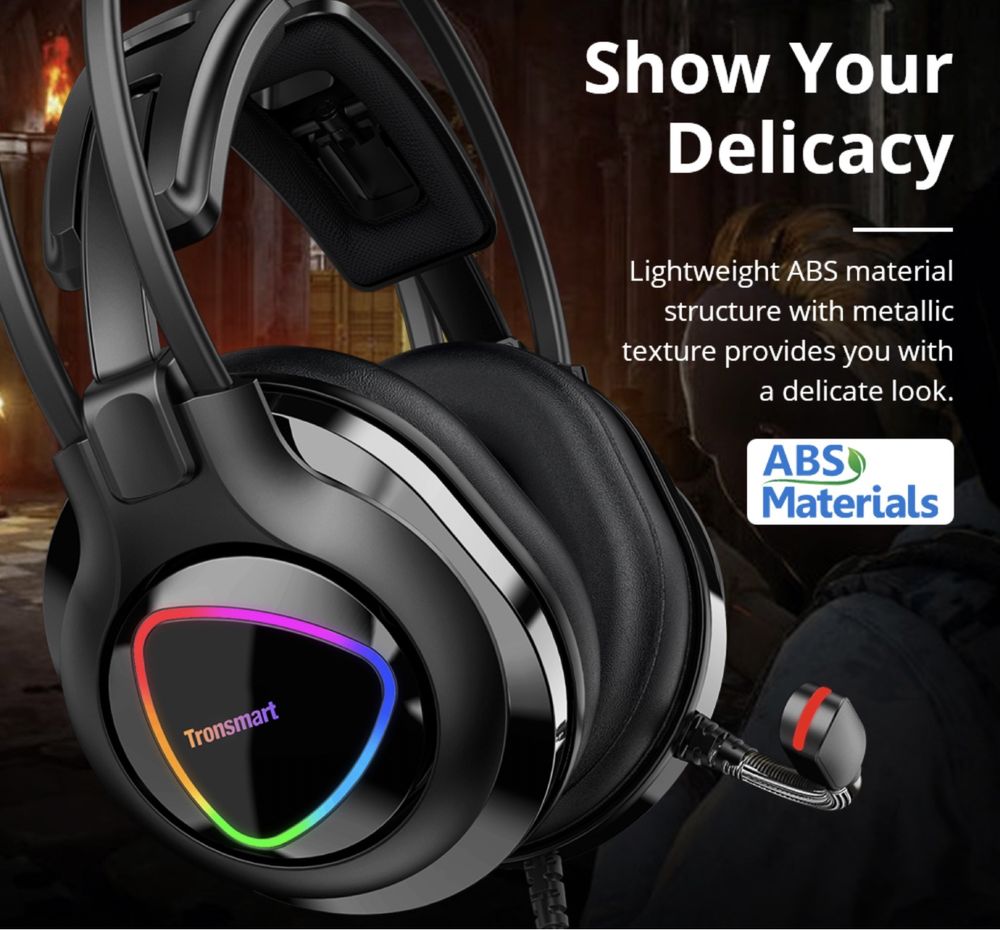 Słuchawki wokółuszne Tronsmart Glary Alpha Gaming Headset