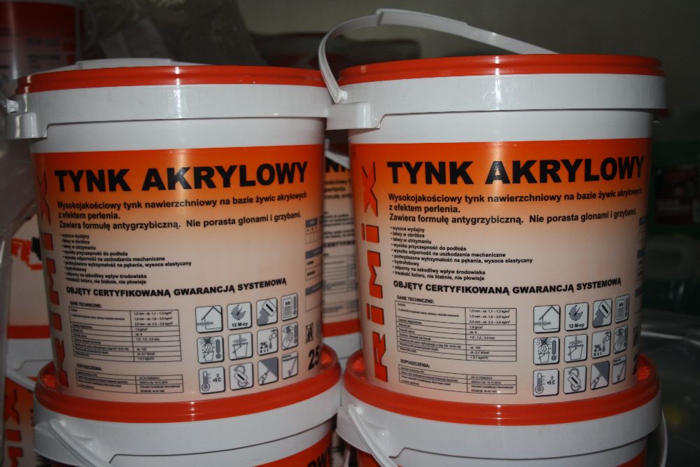 Tynk Silikonowy ,Silikonowo-Silikatowy , Akrylowy, RIMIX 25kg- Ceresit