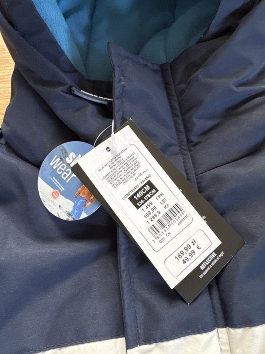 Nowa kurtka zimowa narciarska Cool Club roz 140 cm