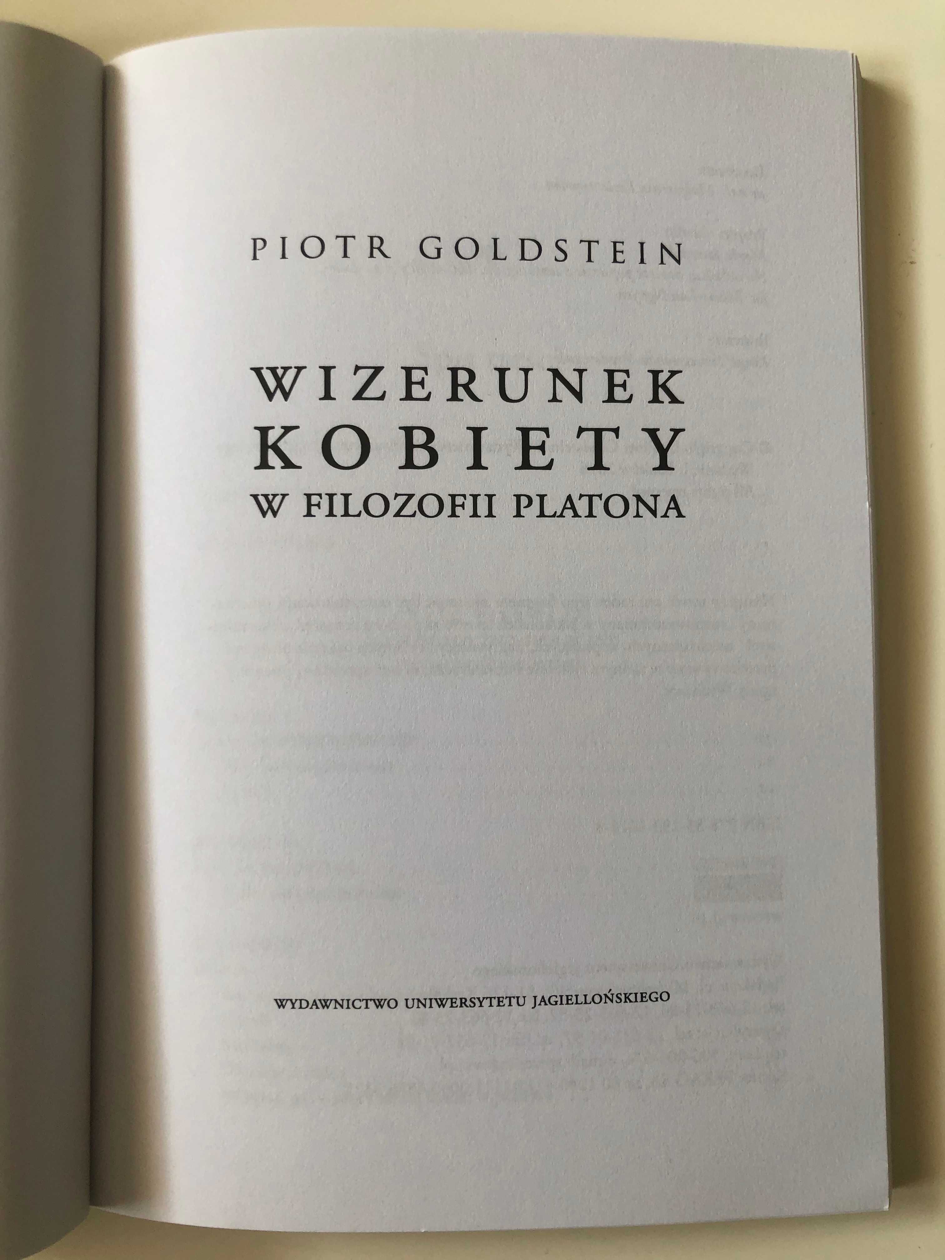 Wizerunek kobiety w filozofii Platona (Goldstein P.)