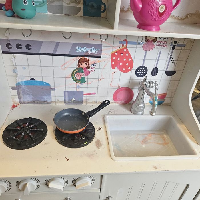 Kuchnia dla dzieci drewniania