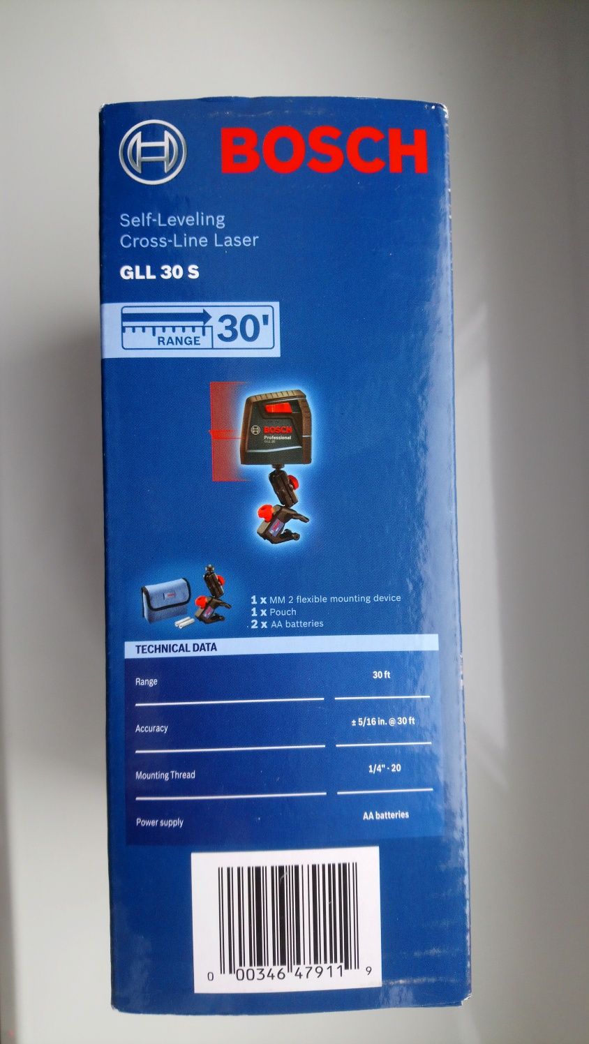 Лазерный уровень нивелир BOSCH GLL30 Professional