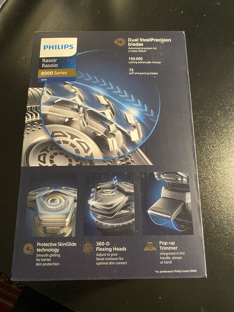Máquina de Barbear Philips S8697 - Nova/ Selada