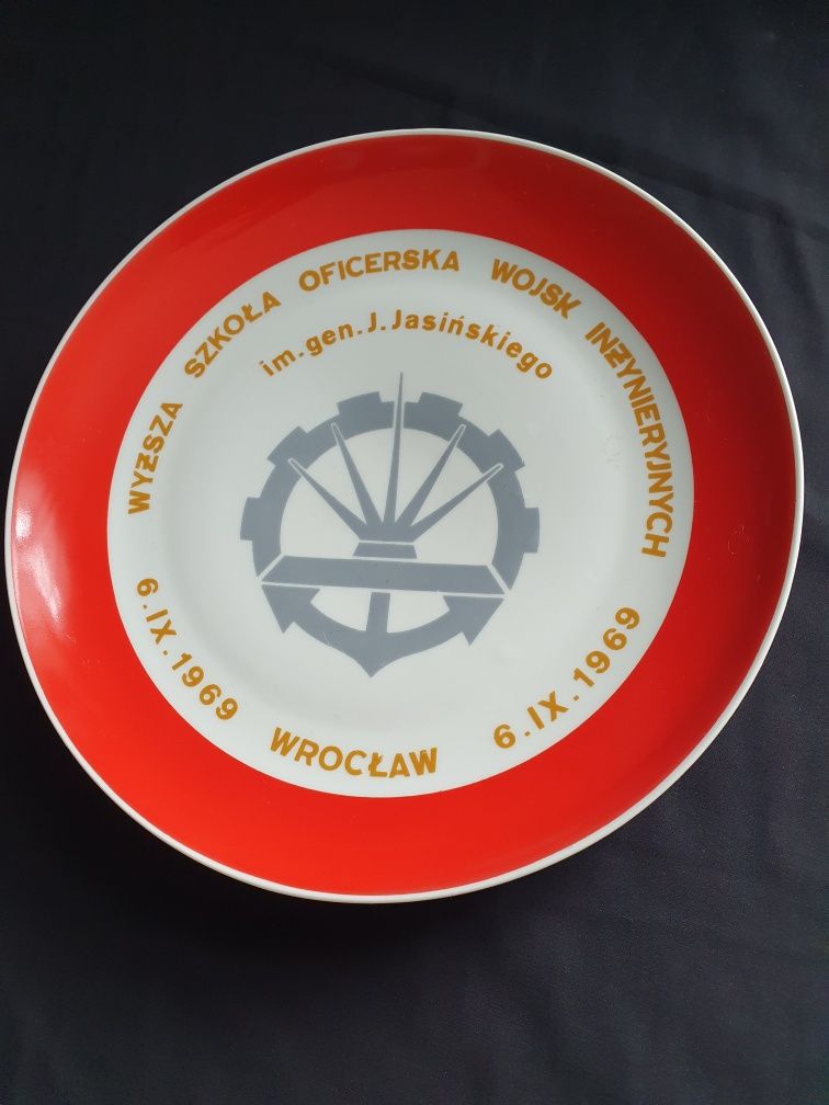 Talerz Wyższa Szkoła Oficerska Wojsk Inżynieryjnych Wrocław