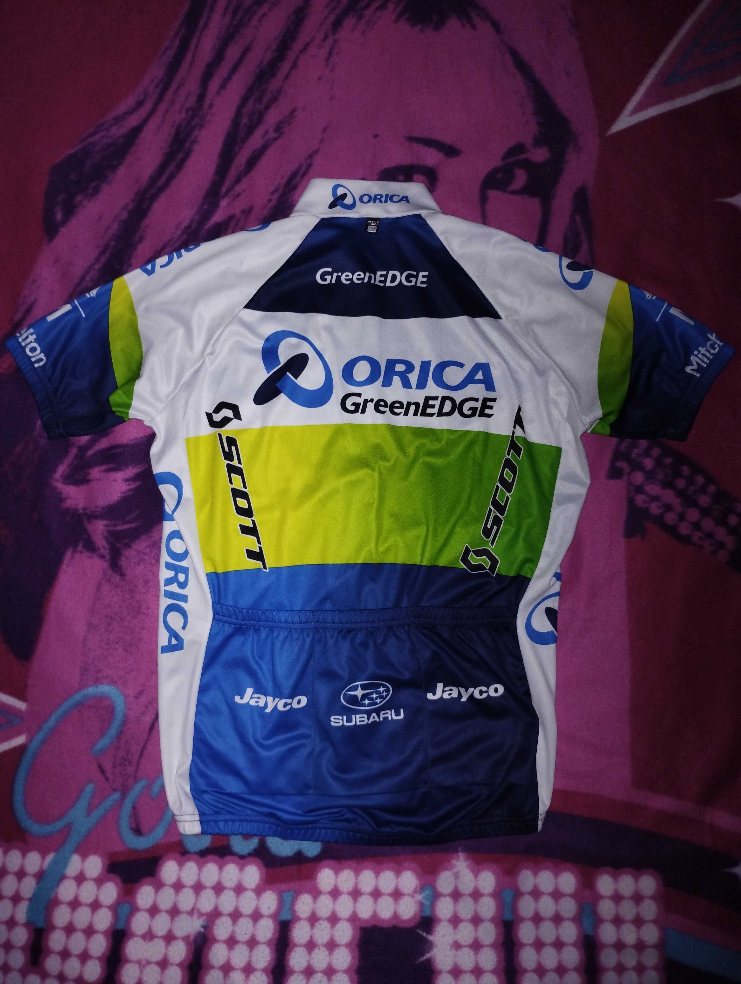 Koszulka kolarska rowerowa ORICA GreenEDGE Subaru Scott Italy L