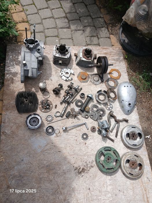 Części Wsk M150 B3 kola rama przód