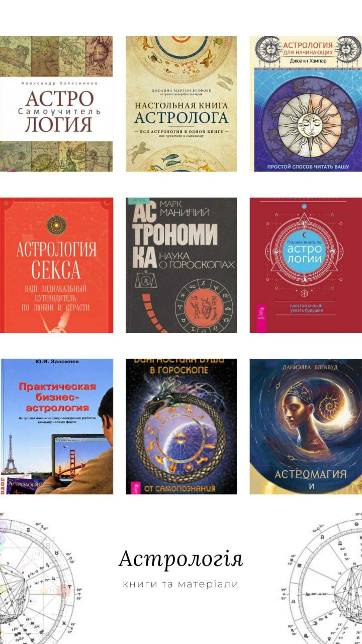 Книги Матрица Судьбы, Астрология