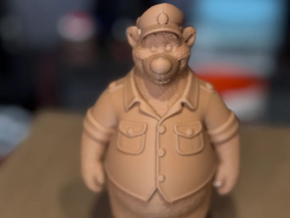 Caricatura Capitão Baloo Piloto