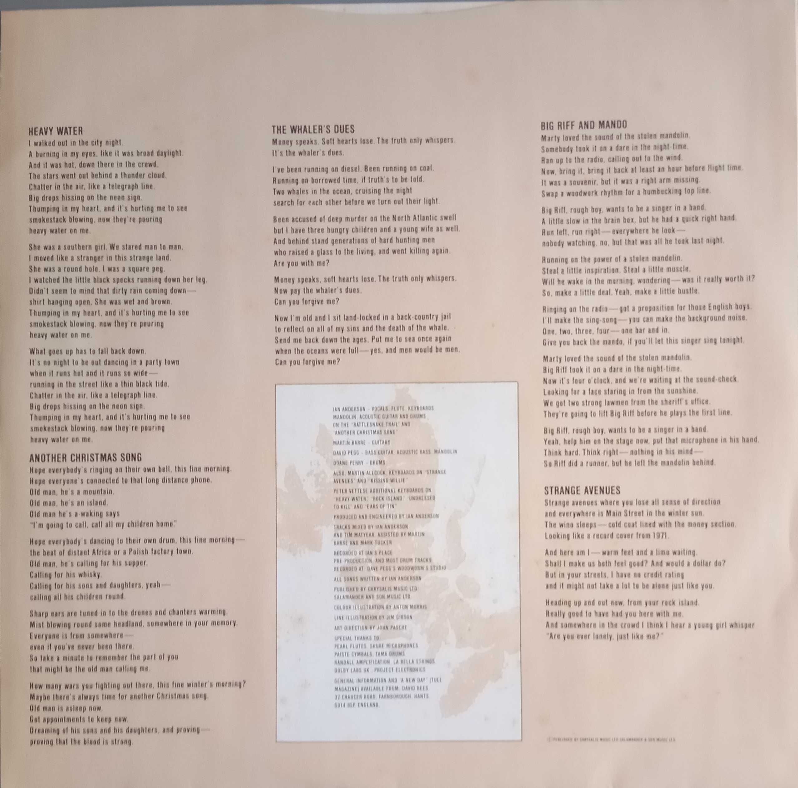 Jethro Tull - - - - - Rock Island - - - - - LP