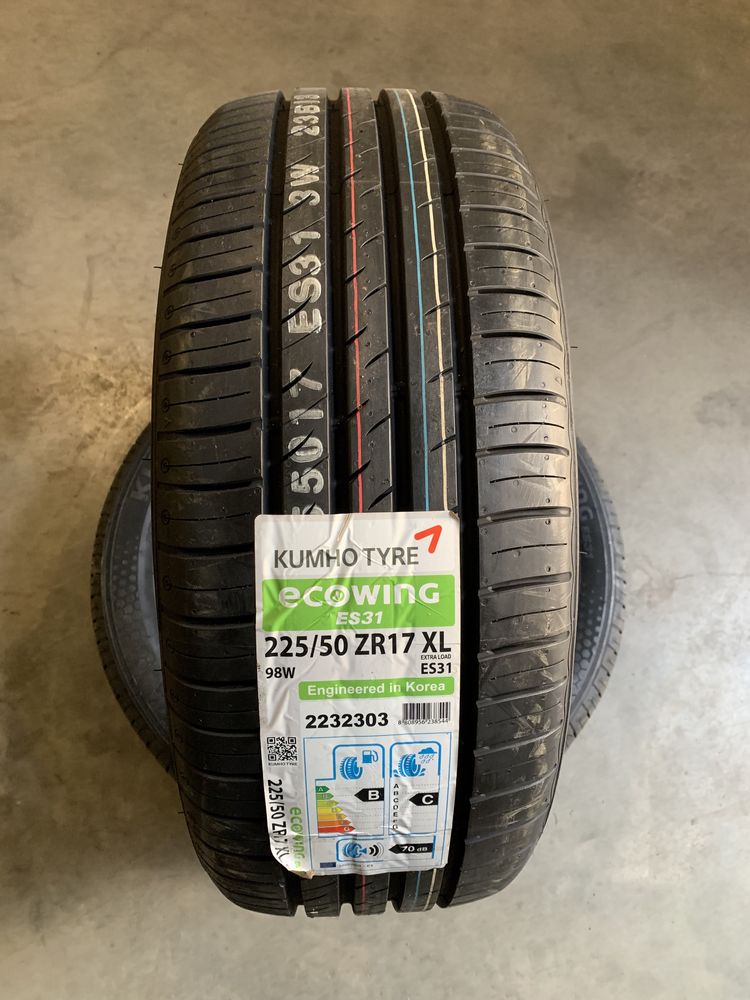 нові 225/50R17 Kumho Ecowing ES31 (98W XL) літні шини