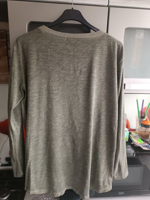 Bluzka damska zieleń kwiaty-L/XL.Stan bdb