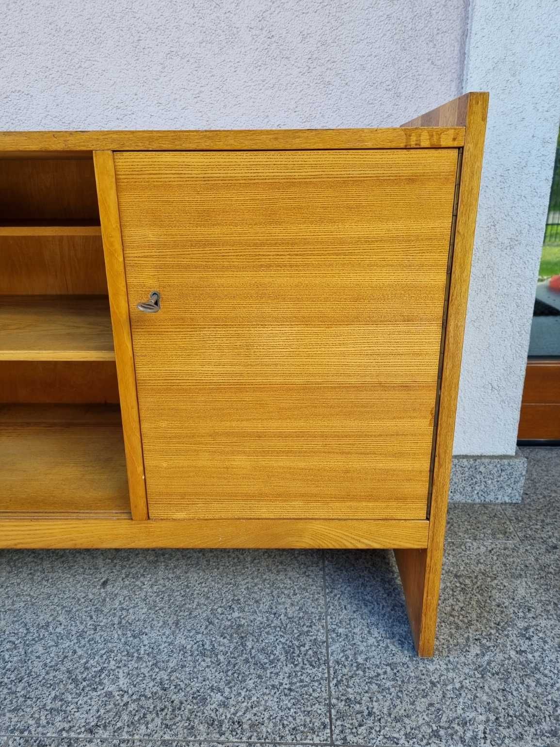 Komoda RTV Barek Szafka Design PRL Lata 60 Różański