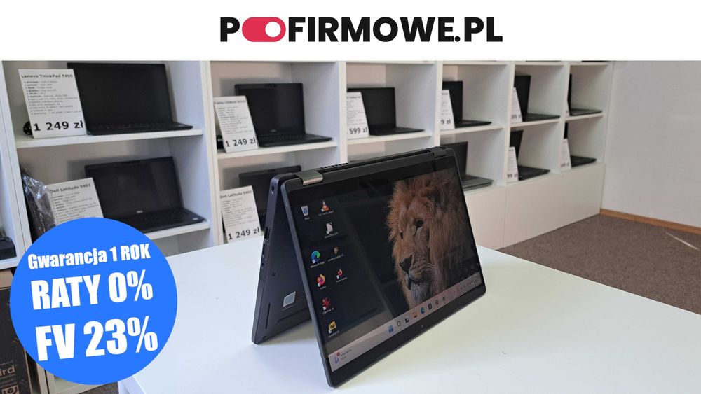 Uniwersalny Dell Latitude 5300 13" 2w1 i5-8gen 16GB 512SSD IPS Klasa A